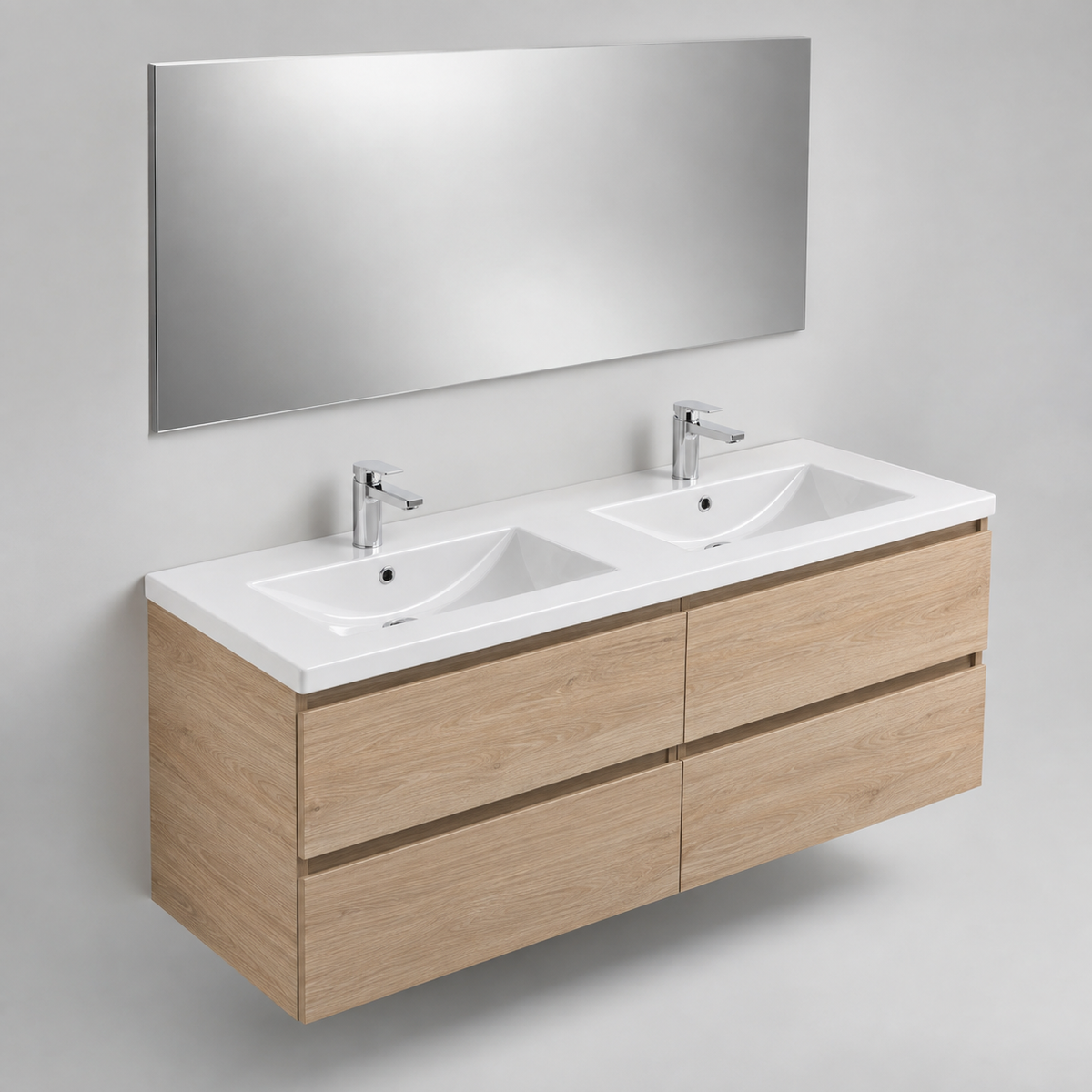 Waschtisch mit Schubladen 90 cm – originale Detailansicht